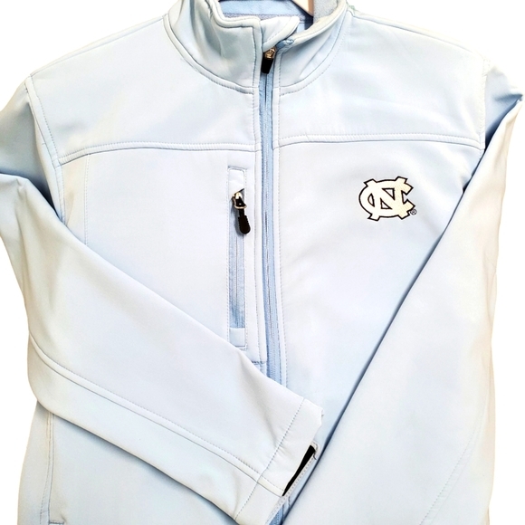 UNC Tarheels Men's Zip Jacket Carolina Blue Medium Knights Apparel Lined - Picture 3 of 12
